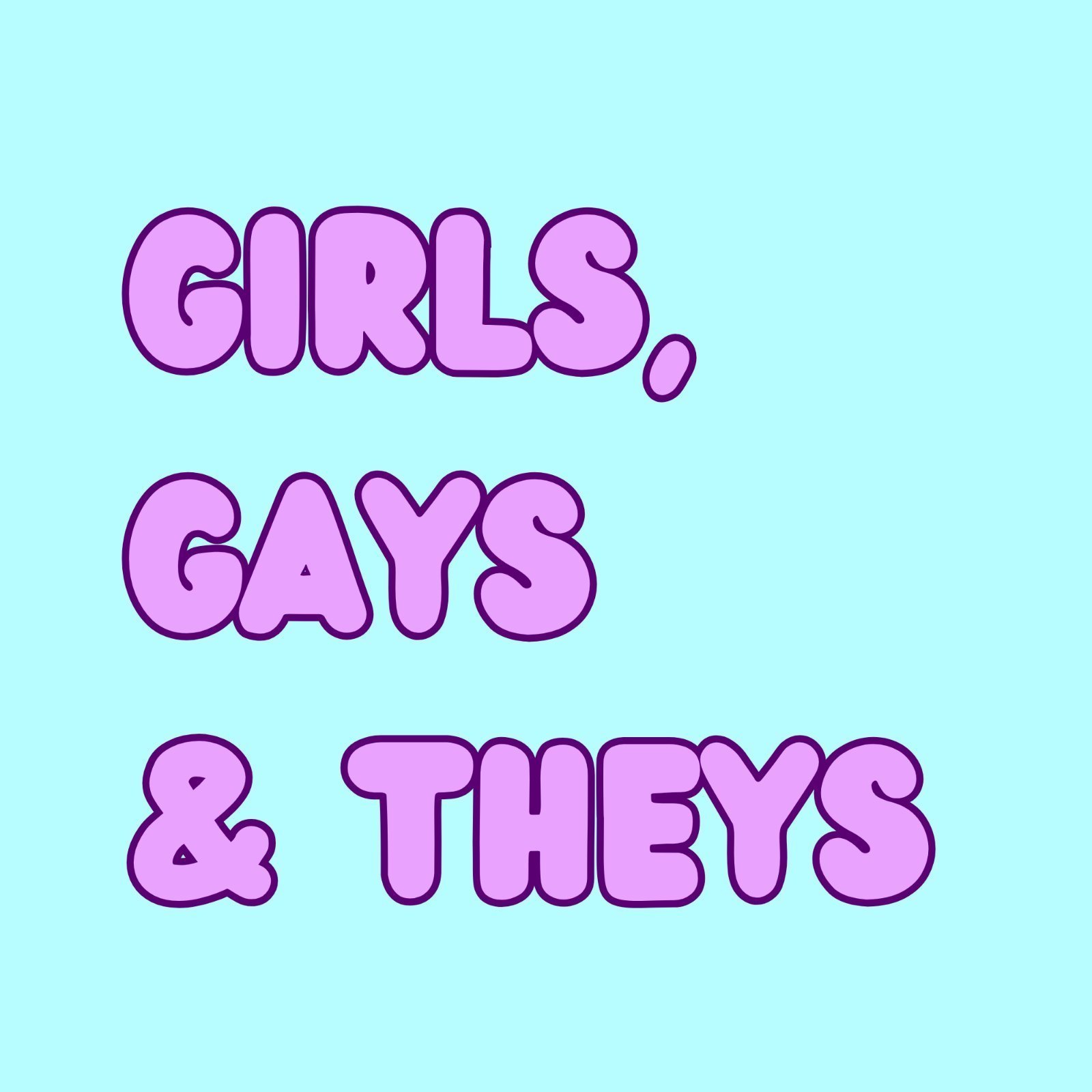 Girls, Gays and Theys logo