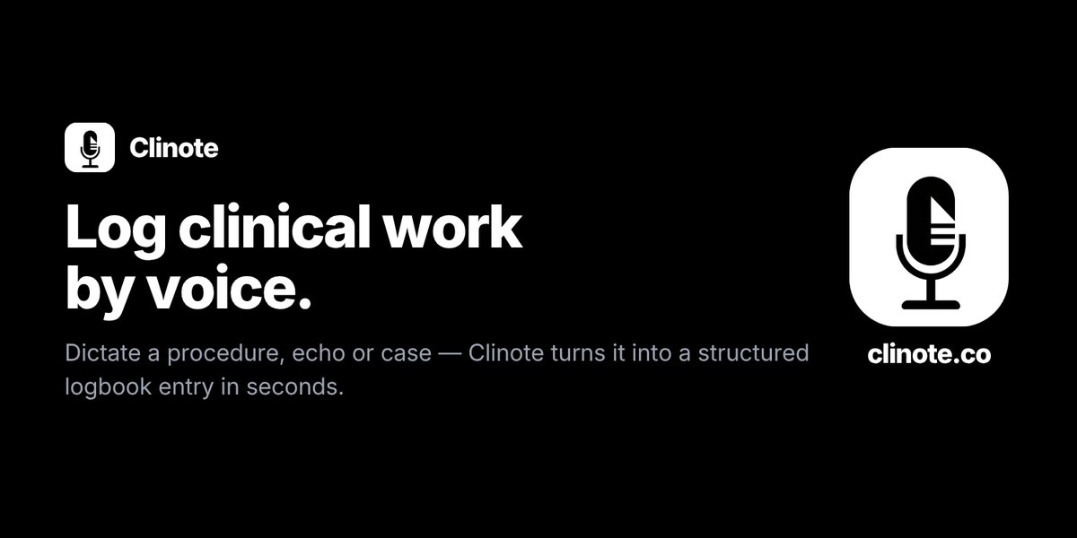 Your clinical logbook, done by voice